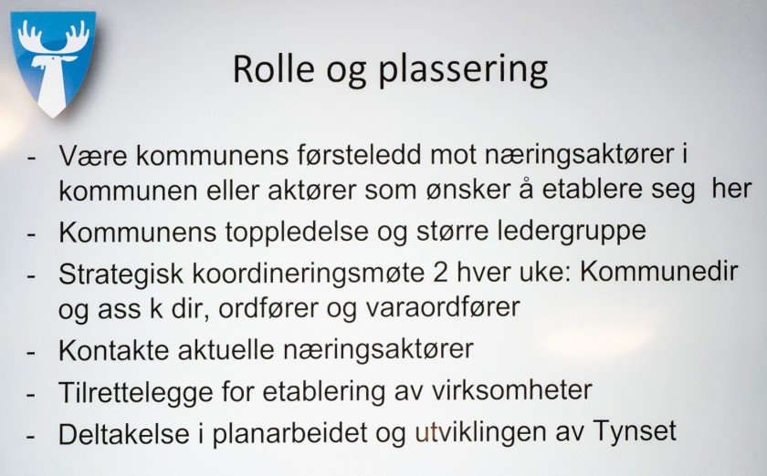 Næringssjefens rolle