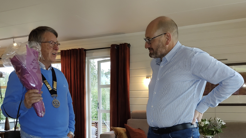 Presidentskifte i Tynset Rotaryklubb