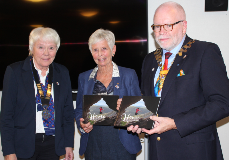 Besøk av distrikts-guvernør Anders Andersson og assisterende guvernør Torunn Hanestad Hanestad tirsdag 3. oktober 2023